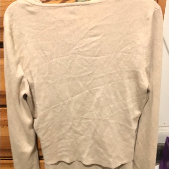 ANN TAYLOR CARDIGAN & BLOUSE SWEATER - Picture 6 of 8